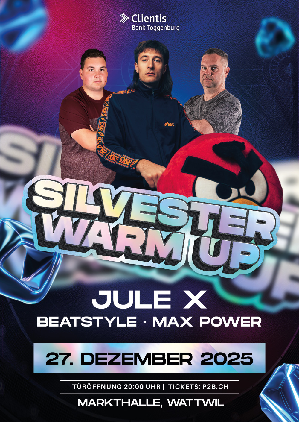 Silvester Warm Up mit Jule X